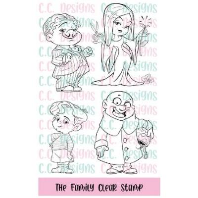 C.C. Designs Clear Stamps - The Family